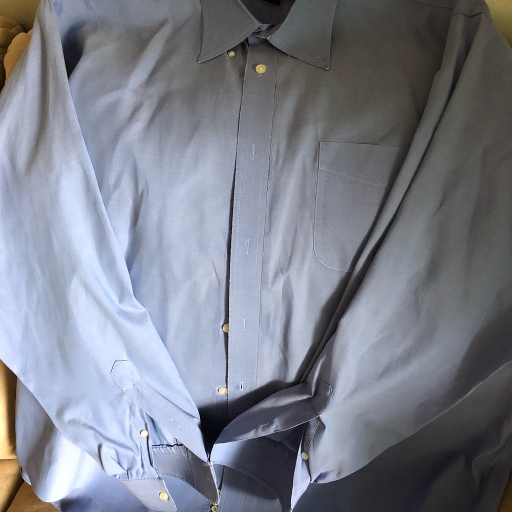 Lands end button up dress shirt